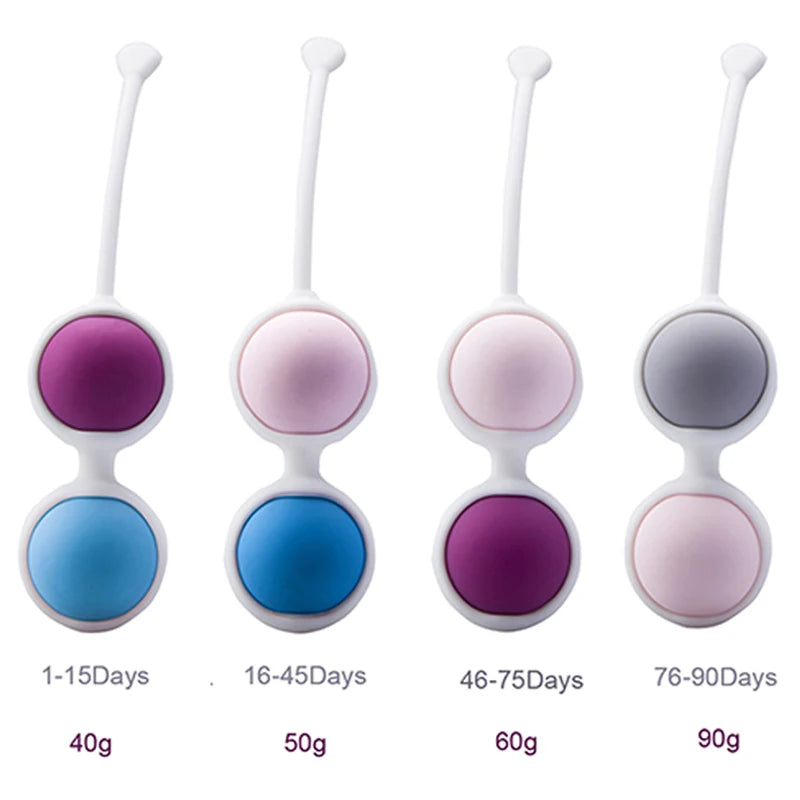 Boules de Kegel pour le Périnée - Kit de 4 Poids