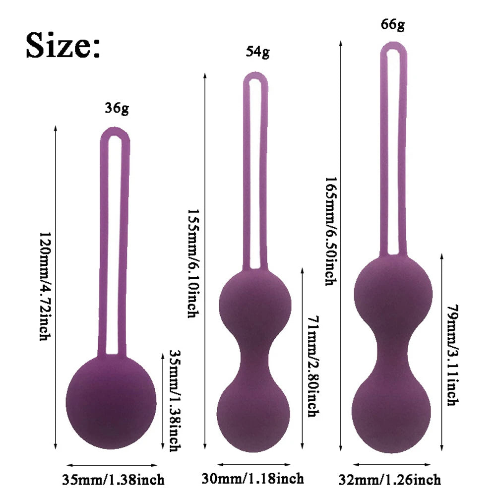 Dimension Kit de Boules de Kegel - Pelvic Lady